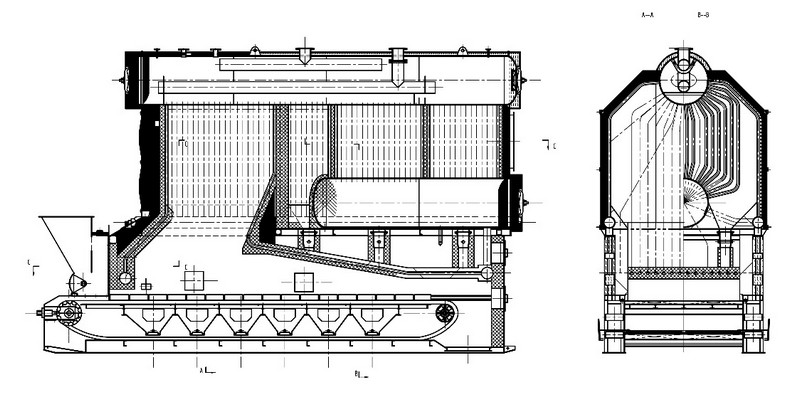 szl4.2 17.5mw series coal(biomass) fired hot water boiler 2